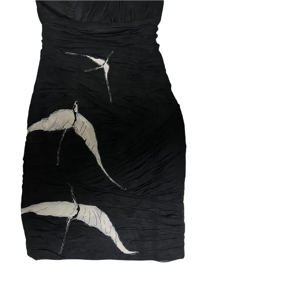 Foley + Corinna black Tulle Dress fitted - Picture 11 of 12